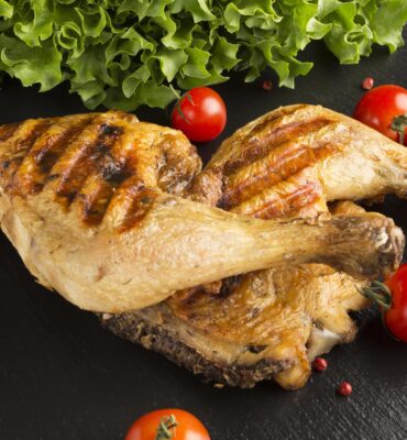 Ātrā vistas marināde ceptas vistas kājiņas