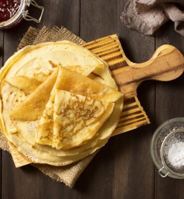 Vegāniskās plānās pankūkas