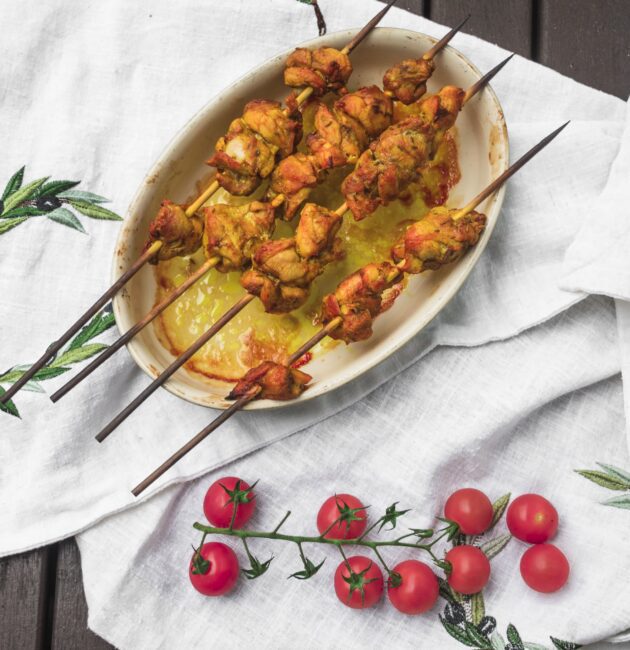 Šašliku marināde rabarberu sulā