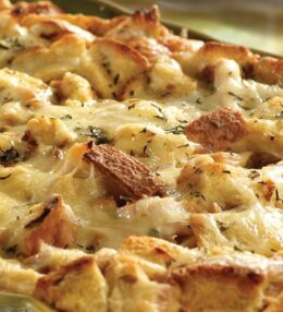 Kartupeļu sacepums franču gaumē