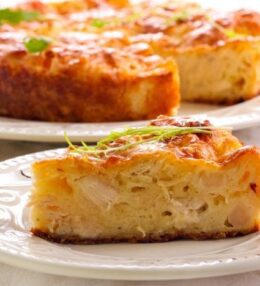 Vistas ziedkāpostu pīrāgs