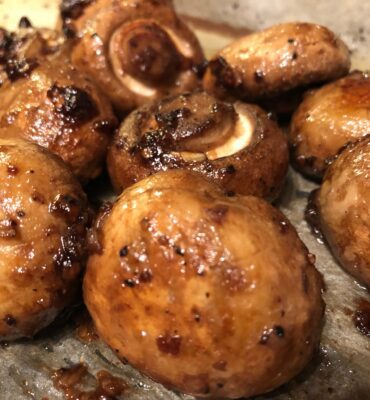 Krāsnī cepti šampinjoni