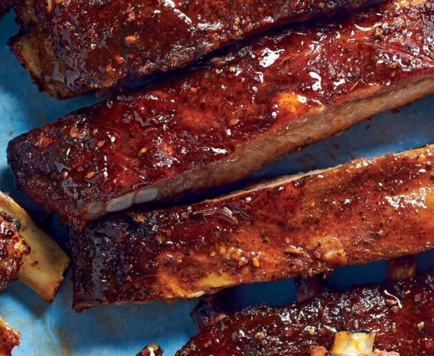 BBQ cūkgaļas ribiņas cepeškrāsnī
