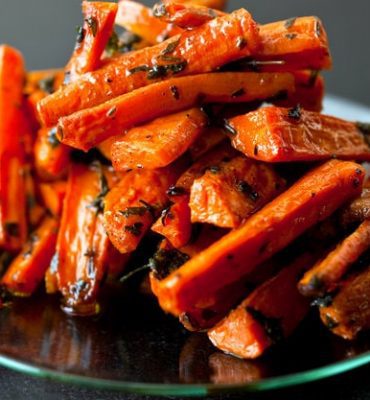 burkāni cepeškrāsnī