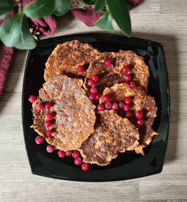 Ābolu rudzu miltu un kliju pankūkas