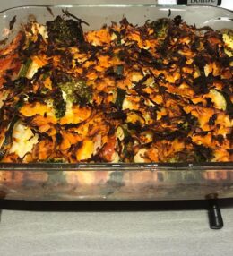 Dārzeņu sacepums ar sieru