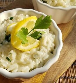 Citronu risotto