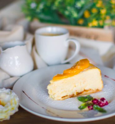 biezpiena persika kūka