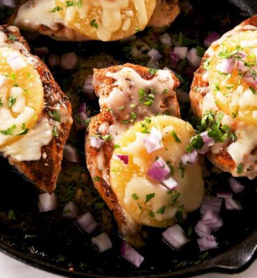 vistas karbonāde ar ananasiem