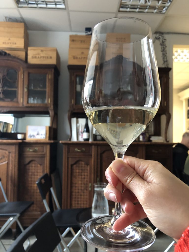 Via Vino vīna degustācijas glāze ar vīnu