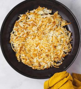 Rīvētu kartupeļu sacepums