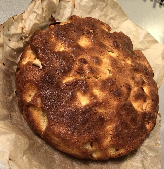 Franču ābolu kūka