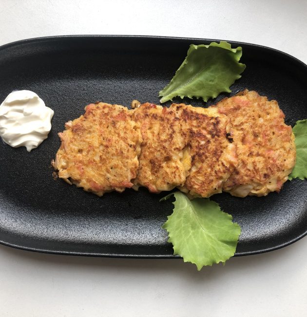 Kotletes ar krabju jeb surimi nūjiņām
