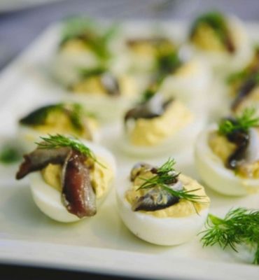 Pildītas olas ar ķilavām