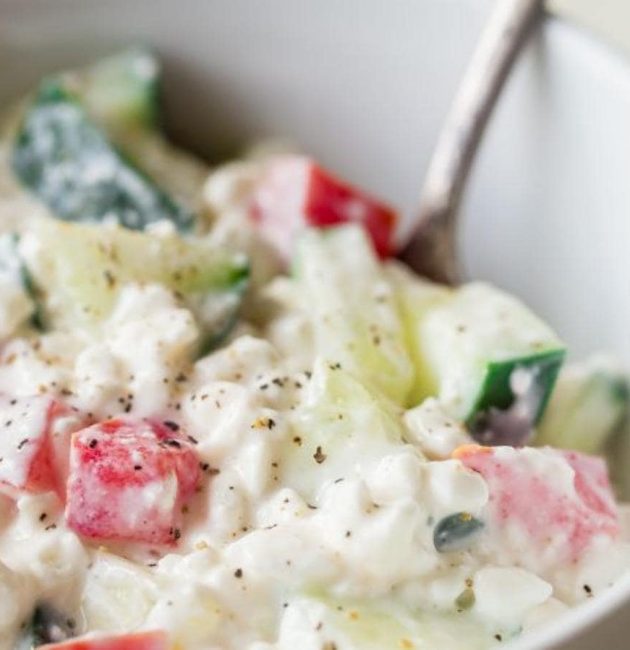 Pavasara biezpiens ar zaļumiem