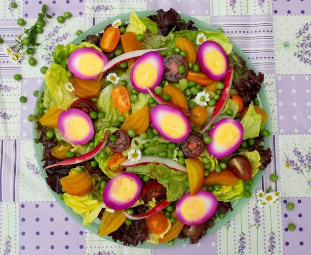 Salāti ar marinētām olām