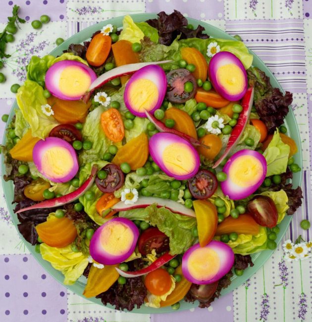 Salāti ar marinētām olām