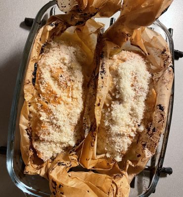 Vistas filejas laiviņas ar apelsīna šķēlītēm