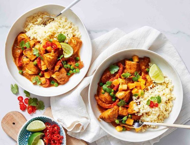 Burkānu mango karijs ar vistas fileju