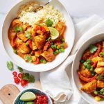 Burkānu mango karijs ar vistas fileju