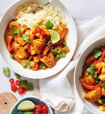 Burkānu mango karijs ar vistas fileju