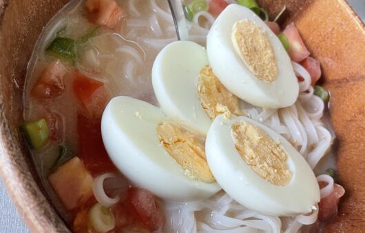 Ātrais olu nūdeļu ramen